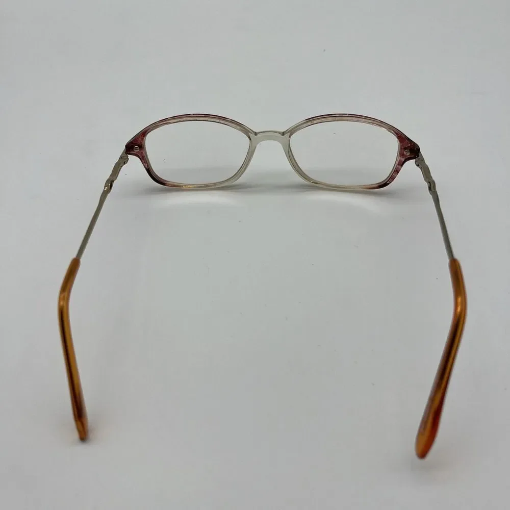 Eyeglass Frames Janice by Deals Optics 52-17-135 Brown Clear Full Plastic Rim